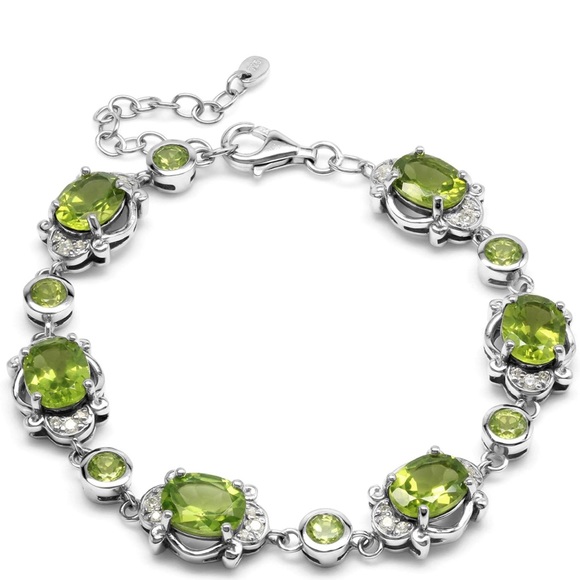 Peridot 925 bracelet